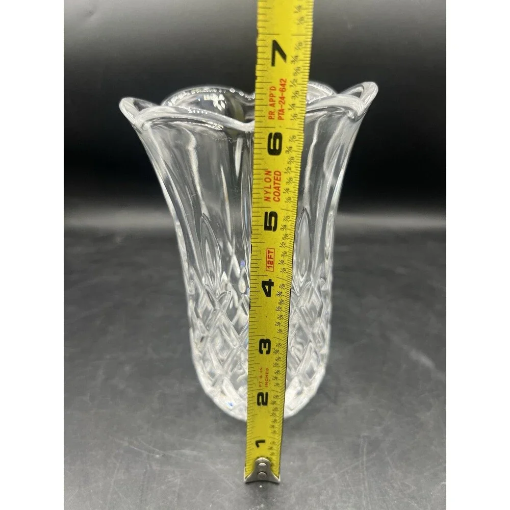 Vintage Gorham King Edward Crystal Vase 6.5